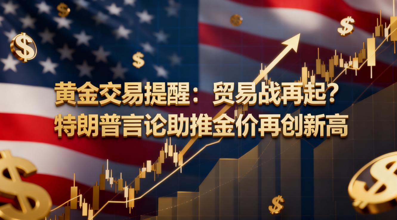 贸易战再起?特朗普言论助推金价再创新高