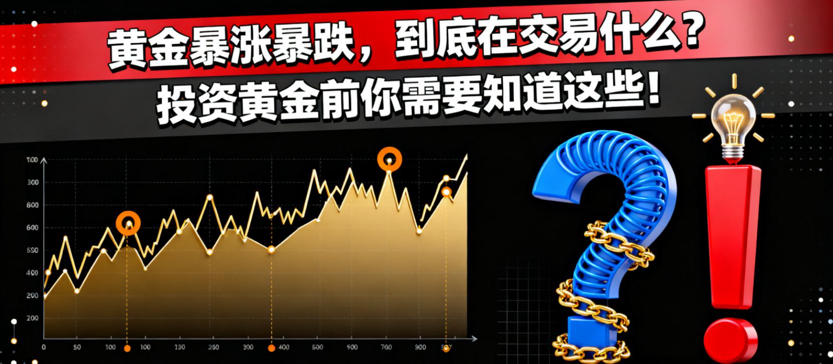 黄金暴涨暴跌，到底在交易什么？投资黄金前你需要知道这些！