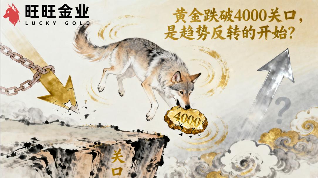 黄金跌破4000关口,是趋势反转的开始?