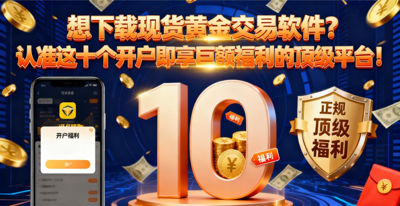 现货黄金交易软件哪家好?认准这十个开户即享巨额福利的顶级平台!