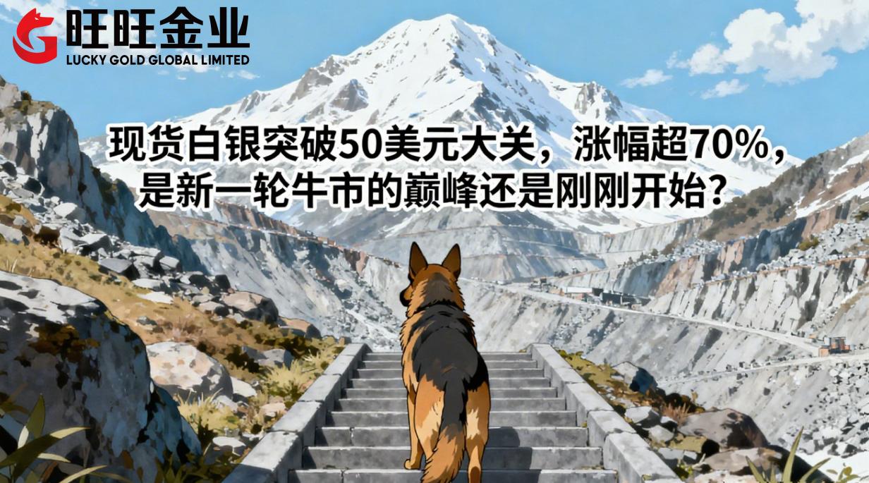现货白银突破50美元大关，涨幅超70%，是新一轮牛市的巅峰还是刚刚开始？